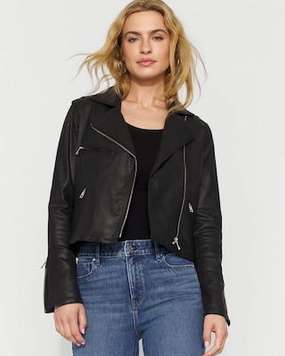 Coated Moto Jacket | White House Black Market